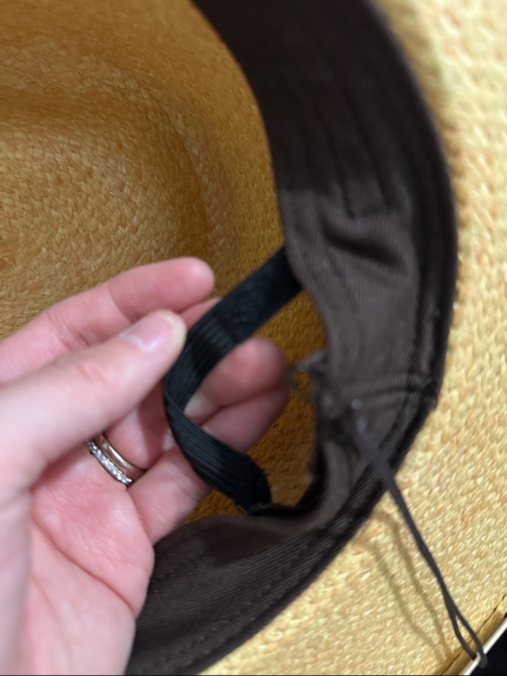 Will and bear Sawyer Sand | Wide Brim Straw Hat size medium - Picture 7 of 7